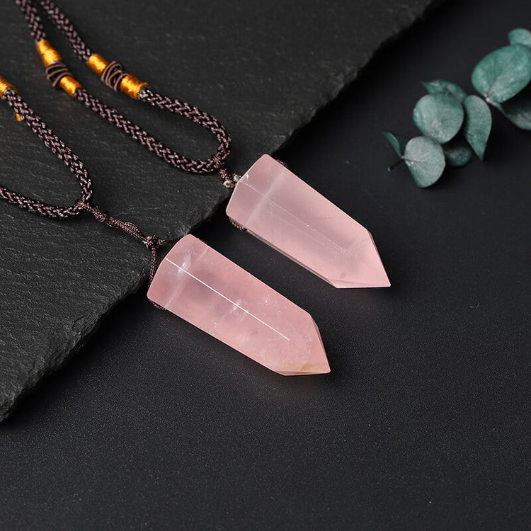 Rose Quartz Necklace | Nahyana