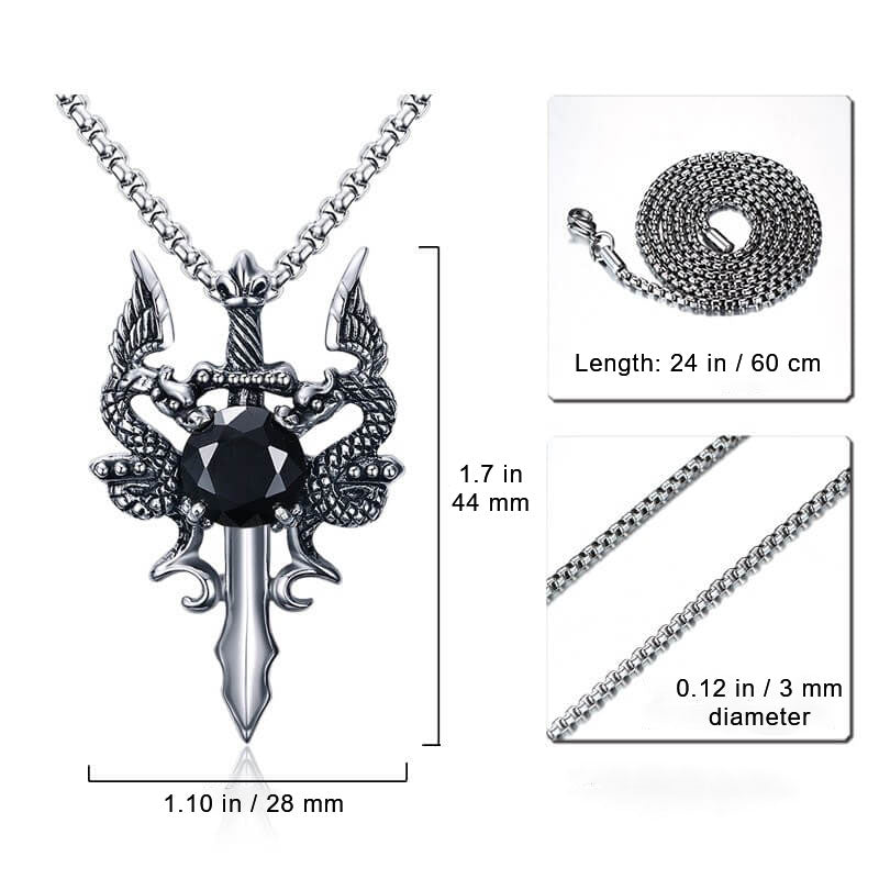 dragon pendant necklace | Nahyana