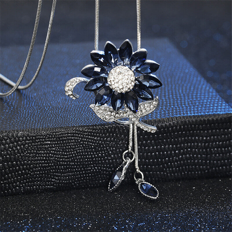 sunflower jewelry necklace | Nahyana