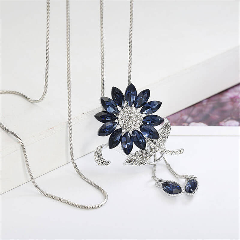 sunflower jewels necklace | Nahyana