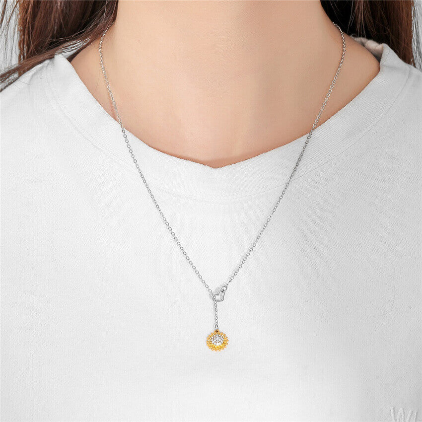 sunflower pendant necklace | Nahyana